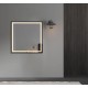 Mirror, 36 × 36", black finish, Bluesync collection