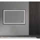 Miroir LED rectangulaire, 60 × 40", fini noir, collection Bluesync