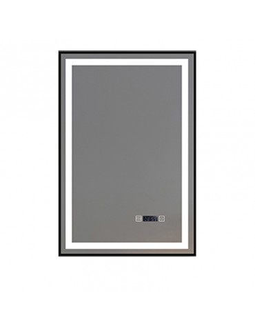 LED Rectangular Mirror, 24 × 36", Bluesync Collection