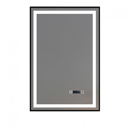 LED Rectangular Mirror, 24 × 36", Bluesync Collection