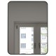 Miroir, 24 × 32", fini noir, collection Luxor