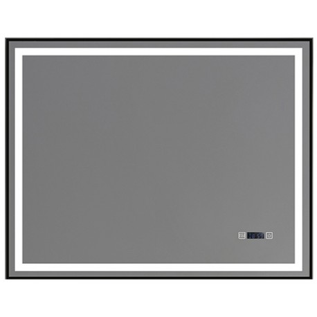 Miroir LED rectangulaire, 48 × 36", collection Bluesync