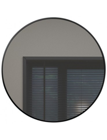 Round Mirror, 28", black finish, Turalis collection