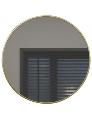 Miroir rond, 32", fini or mat, collection Orbita