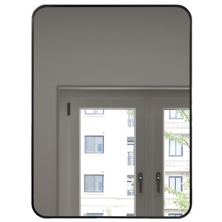 Miroir, 20 × 40", fini noir, collection Luxor