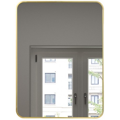 Miroir, 16 × 24", fini or mat, collection Luxor