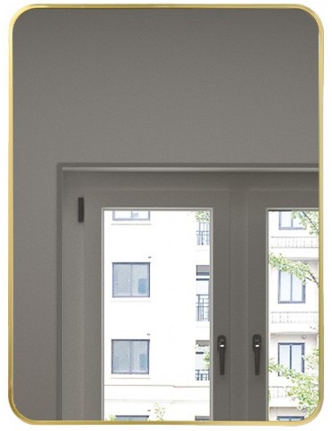 Miroir, 24 × 48", fini or mat, collection Luxor