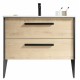 Helsinki 39.5 " vick oak, Freestanding vanity