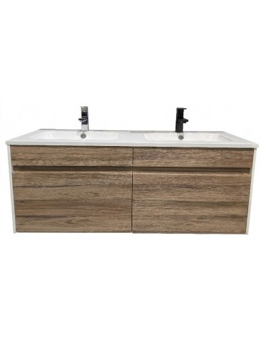 Java 48" Nice Oak , Vanité Double flottante