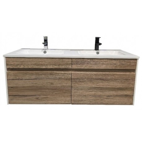 Java 48" Nice Oak , Vanité Double flottante