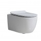 Ogi, toilette murale noir mat
