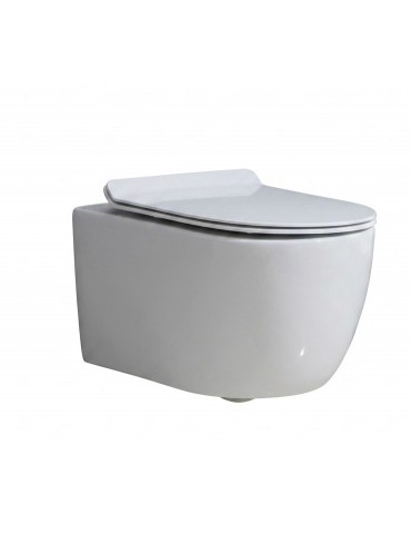 Ogi, toilette murale noir mat