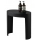 Istone Black shower bench