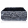 Fraviano 16" x 16" Stone-Look Bathroom Vessel Sink