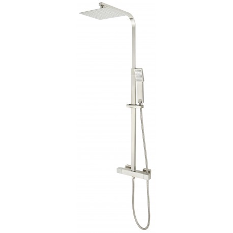 Ares, Brushed nickel thermostatic shower faucet