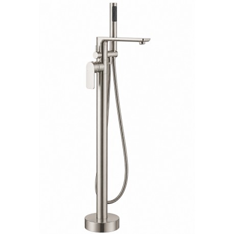 Robinet en laiton pour baignoire en chrome