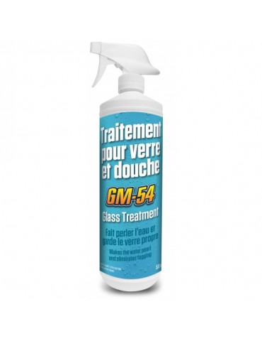 Traitement pour le verre et douche