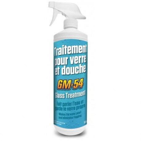 Traitement pour le verre et douche