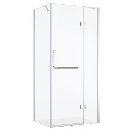 Porte et verre latéral de douche, 40 × 32", collection Nyx