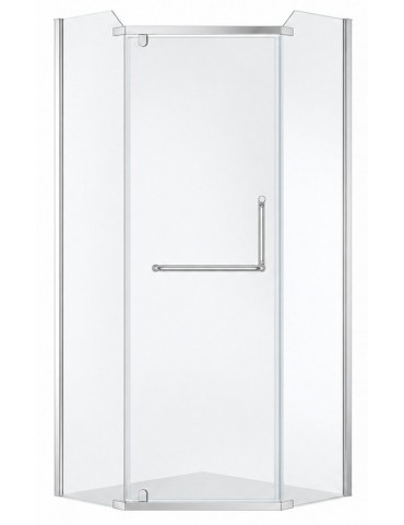 Neo-Angle Shower, 36 × 36", Chrome finish, Atlas Collection