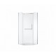 Neo-Angle Shower, 36 × 36", Chrome finish, Atlas Collection