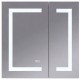 VISTA 30 in. LED medicine cabinet with storage and anti-fog