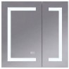 VISTA 30 in. LED medicine cabinet with storage and anti-fog