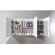 VISTA 30 in. LED medicine cabinet with storage and anti-fog