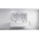 VISTA 30 in. LED medicine cabinet with storage and anti-fog