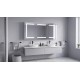VISTA 30 in. LED medicine cabinet with storage and anti-fog