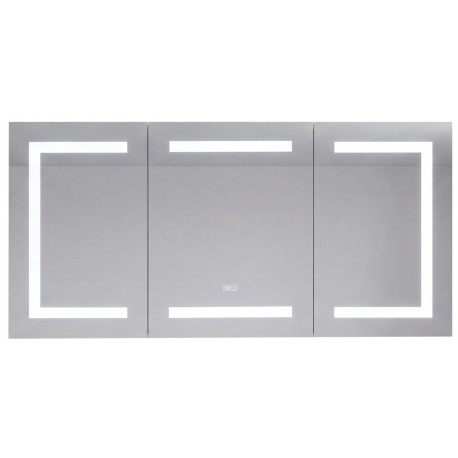 VISTA 30 in. LED medicine cabinet with storage and anti-fog