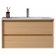 Vanité flotante simple, 35.4", collection Ligna