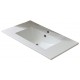 36-inch White Ceramic Vanity Top with Undermount Sink