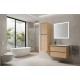 Vanité flotante simple, 29.5", collection Ligna (miroir et meuble de côté vendu séparément)