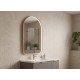 NOVA Miroir de salle de bain DEL 20 x 36" or mat