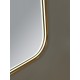 LED Bathroom Mirror 20 x 36", Matte Gold – NOVA Collection