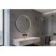 LED Bathroom Mirror 36 x 36", Matte Black – SOLIS Collection