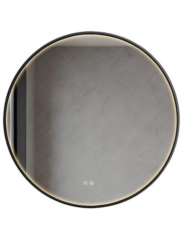 LED Bathroom Mirror 36 x 36", Matte Black – SOLIS Collection