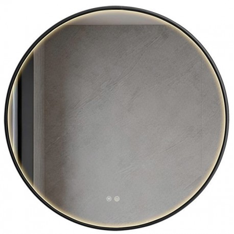 LED Bathroom Mirror 36 x 36", Matte Black – SOLIS Collection