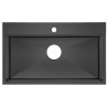 Kitchen Sink, 30 x 18", Anthracite Black