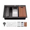 Kitchen Sink, 33 x 22'', Nano Black