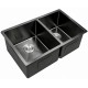 Kitchen Sink, 30 x 18", Anthracite Black