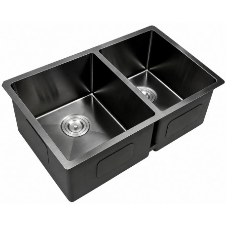 Kitchen Sink, 30 x 18", Anthracite Black