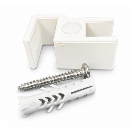 Support inférieur latéral blanc pour douche – Lwidgi et Mikotos