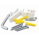 Kit complet d’accessoires blancs pour douche – Lwidgi et Mikotos