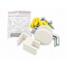Kit complet d’accessoires blancs pour douche Myo