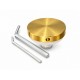 Fixation ronde dorée pour panneau latéral de douche Myo – Pièce no 6
