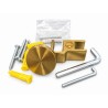 Kit complet d’accessoires dorés pour douche Myo