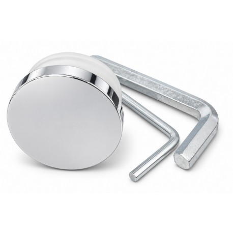 Fixation ronde chromée pour panneau latéral de douche Myo – Pièce no 6