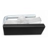 Fixation noire pour panneau de douche – Lwidgi et Mikotos – Pièce no 6